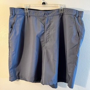 Reebok Golf Mens Shorts Size 48, Pockets,Zipper Closure,Elastic Waist